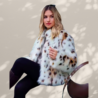 Luxe Leopard Plush Jacket