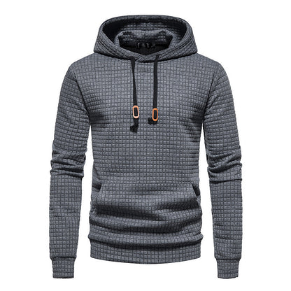 Men's Casual Solid Color Hooded Sweater