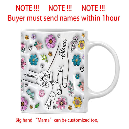 3D Effect Printing Mug - Personalized Mum Gifts