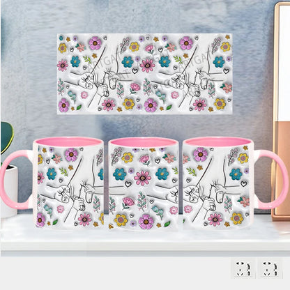 3D Effect Printing Mug - Personalized Mum Gifts