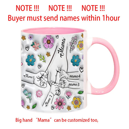 3D Effect Printing Mug - Personalized Mum Gifts