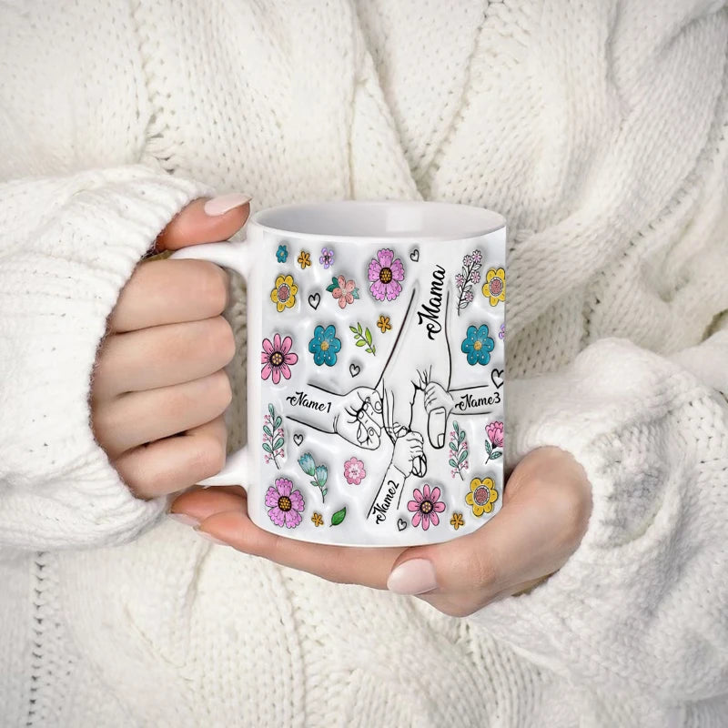 3D Effect Printing Mug - Personalized Mum Gifts