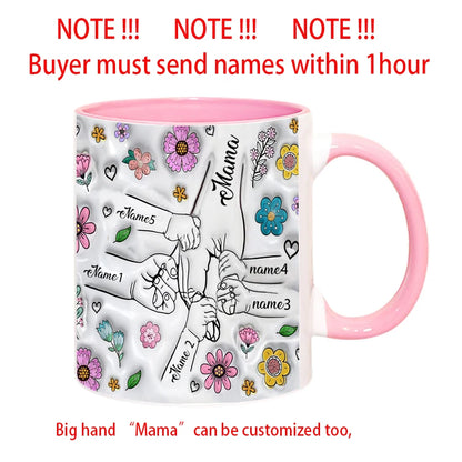 3D Effect Printing Mug - Personalized Mum Gifts