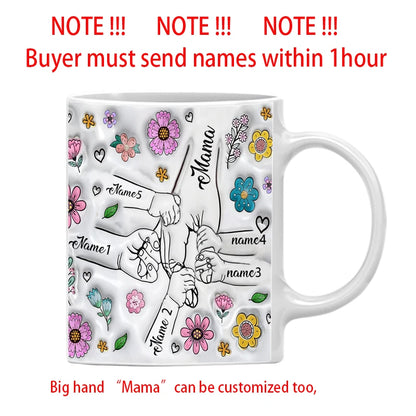 3D Effect Printing Mug - Personalized Mum Gifts