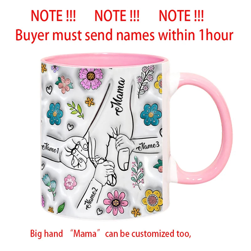 3D Effect Printing Mug - Personalized Mum Gifts