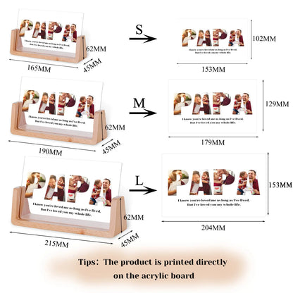 Personalized PAPA Photo Frame