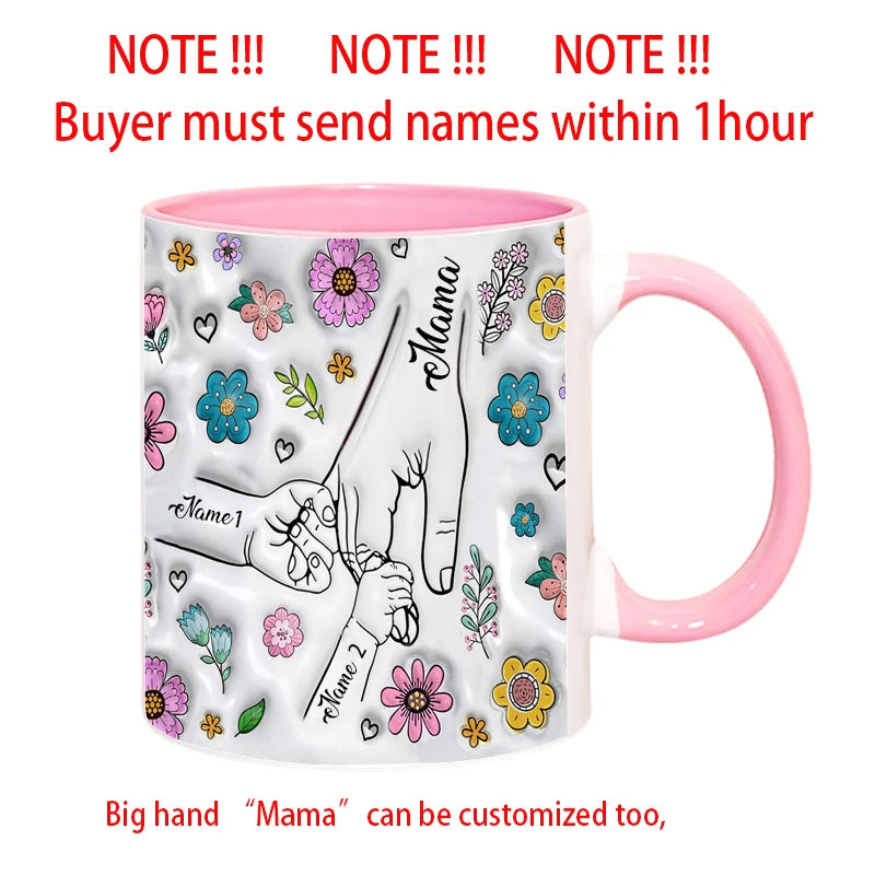 3D Effect Printing Mug - Personalized Mum Gifts