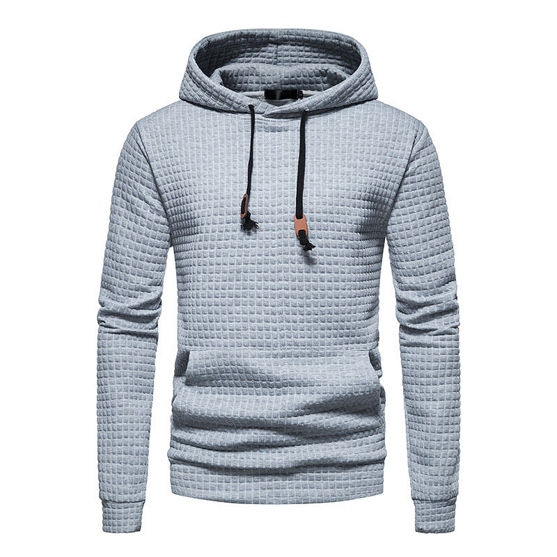 Men's Casual Solid Color Hooded Sweater